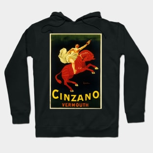 CINZANO VERMOUTH Torino Leonetto Cappiello Vintage Italian Liquor Art Deco Advertisement Hoodie